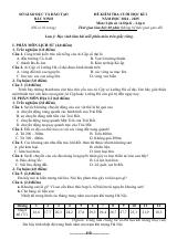 Đề thi Học kì 1 Lịch sử và Địa lí 6 năm 2024-2025 Sở Bắc Ninh